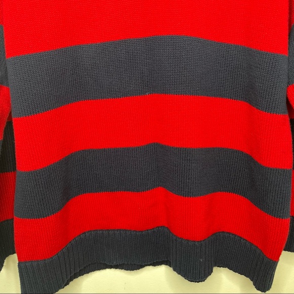 Vintage Lauren Ralph Lauren Logo Quarter Zip Sweater - Picture 5 of 16